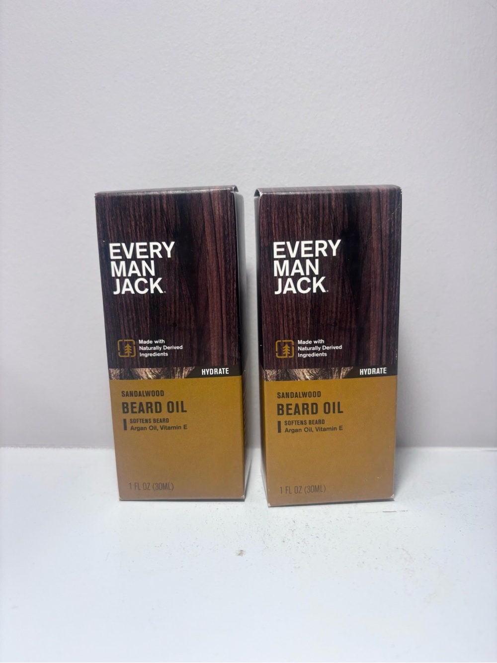 Every Man Jack Sandalwood Beard Oil 2 Pack Deal